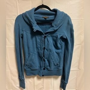 Citizens of Humanity button up sweater/sweatshirt. Size Small. Blue